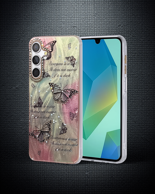 Samsung Galaxy A14 4g Kılıf Blade Aynalı Desenli Kapak - Desen 6