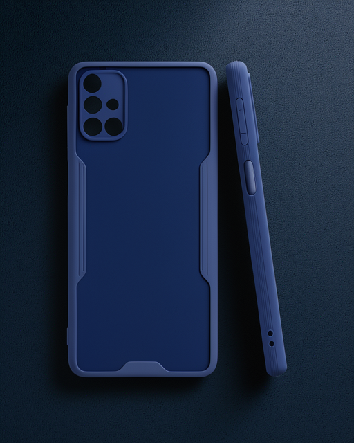 Samsung Galaxy M31s Kılıf Platin Silikon - Lacivert