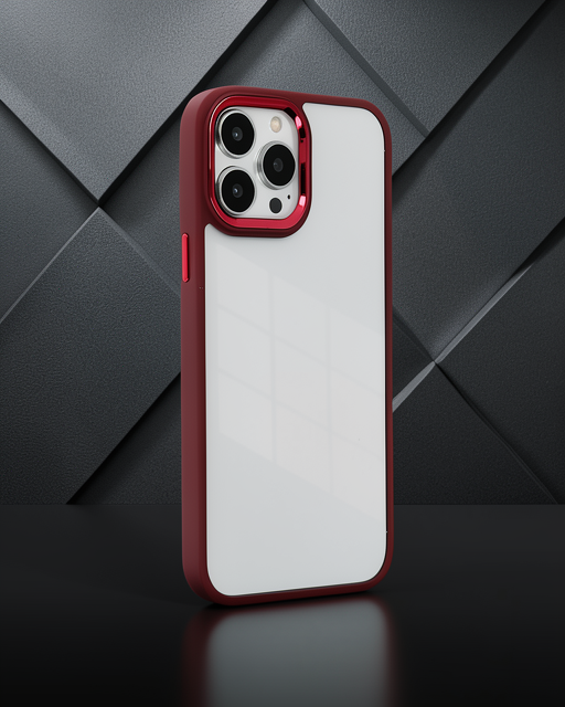 Apple İphone 13 Pro Max Kılıf Dora Kapak - Kırmızı