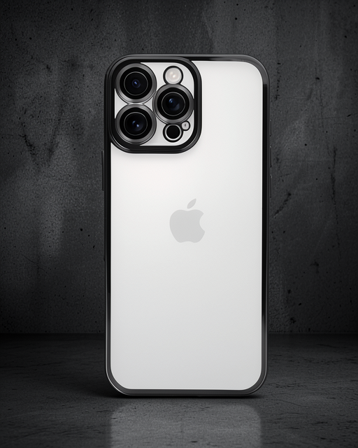 Apple İphone 16 Pro Max Kılıf Razer Lensli Silikon - Siyah