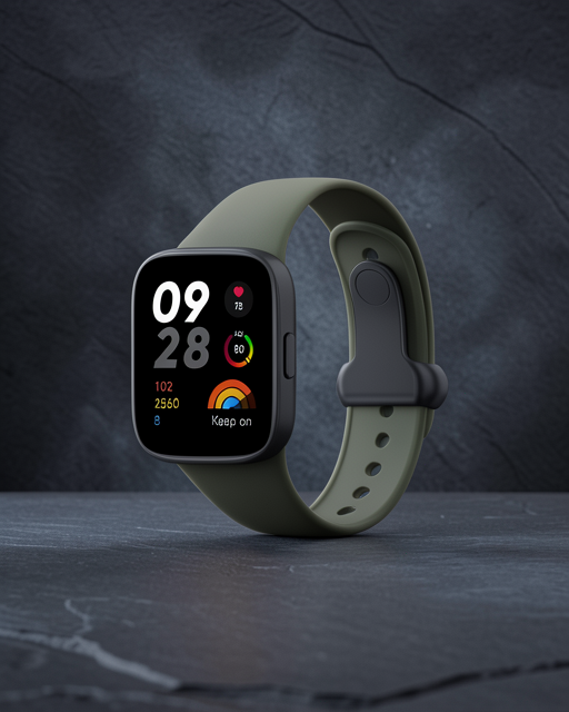 Xiaomi Redmi Watch 3 Origin Silikon Kordon (saat Değildir) - Koyu Yeşil