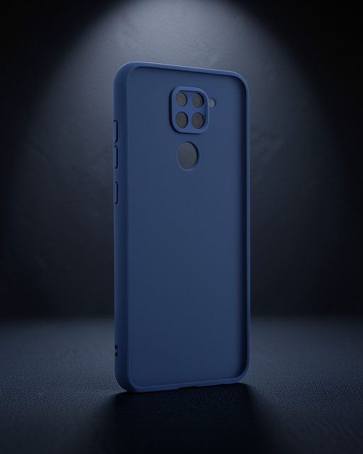 Xiaomi Redmi Note 9 Kılıf Montreal Silikon Kapak - Lacivert