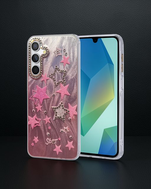 Samsung Galaxy A55 5g Kılıf Blade Aynalı Desenli Kapak - Desen 7