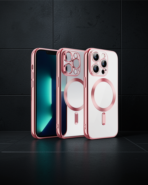 Apple İphone 12 Pro Kılıf Kross Magneticsafe Kapak - Rose