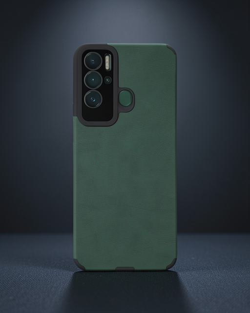 Tecno Pova Neo Kılıf Loop Deri Silikon - Yeşil