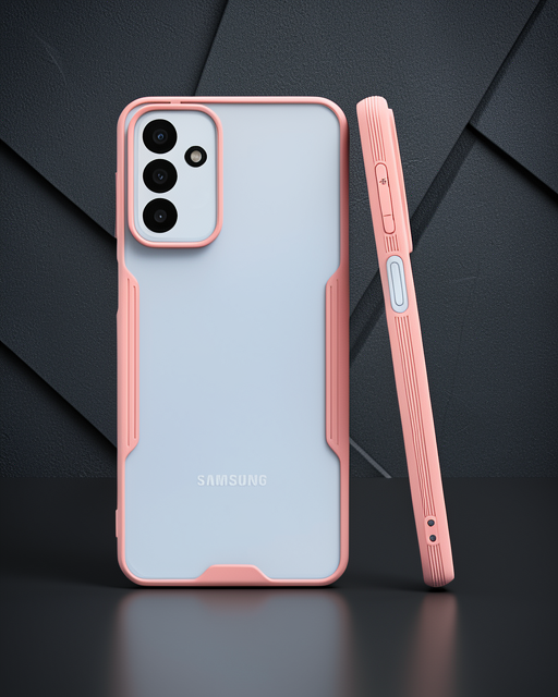 Samsung Galaxy M23 Kılıf Platin Silikon - Pembe