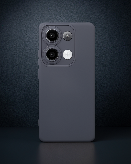 Xiaomi Redmi Note 13 Pro 4g Kılıf Nano İçi Kadife Silikon - Gri