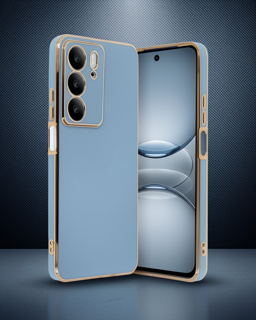 Realme C75 4g Kılıf Volet Silikon - Mavi
