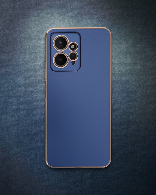 Xiaomi Redmi Note 12 4g Kılıf Volet Silikon - Mavi