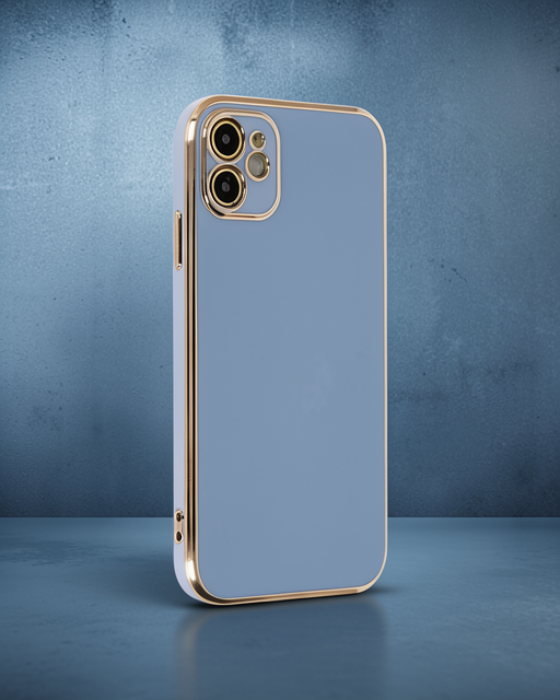 Apple İphone 12 Kılıf Volet Silikon - Mavi