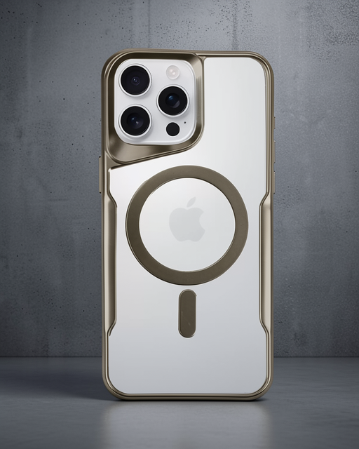 Apple İphone 16 Pro Max Kılıf Boyi Magsafe Silikon Kapak - Çöl Titanyum