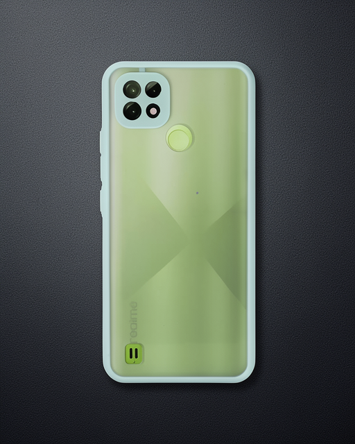 Realme C21 Kılıf Montreal Silikon Kapak - Turkuaz