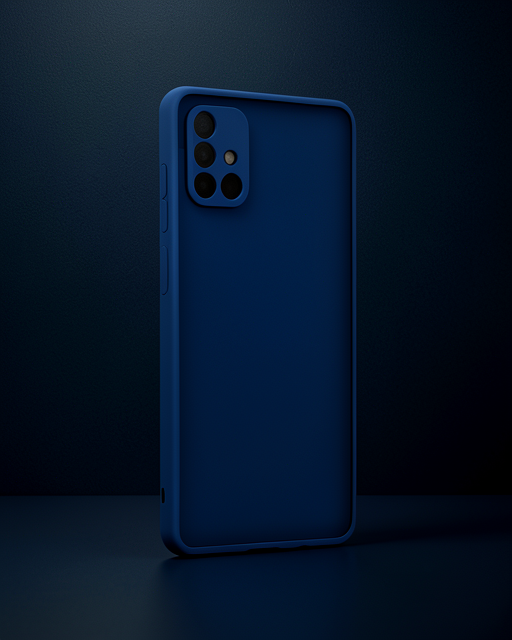 Samsung Galaxy A71 Kılıf Montreal Silikon Kapak - Lacivert