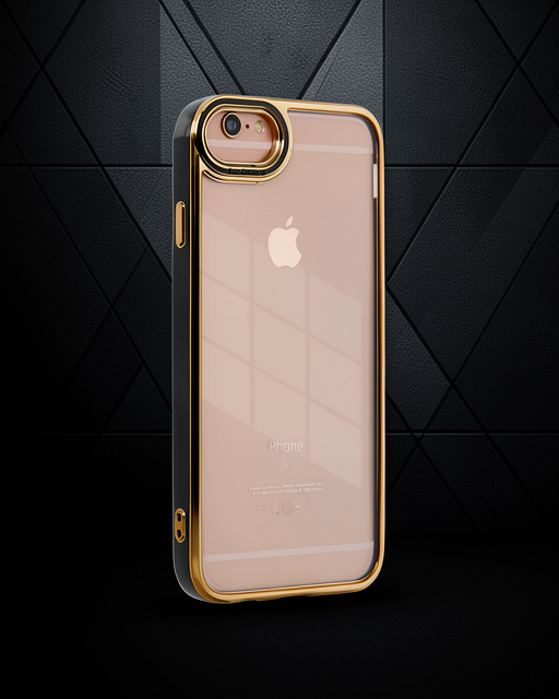 Apple İphone 6 Kılıf Liva Lens Silikon - Siyah