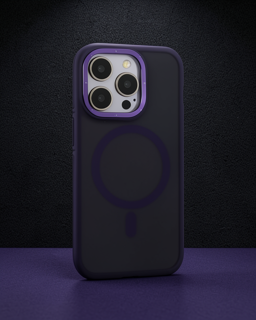 Joko Apple İphone 14 Pro Max Kılıf Rocky Magsafe Kapak - Derin Mor