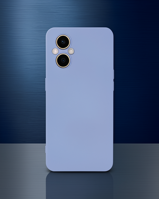 Oppo Reno 7 Lite Kılıf Nano İçi Kadife Silikon - Lila