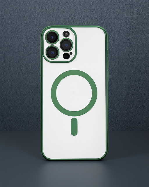 Apple İphone 14 Pro Kılıf Kross Magneticsafe Kapak - Koyu Yeşil