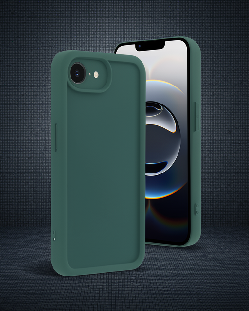 Apple İphone 16e Kılıf Viera Silikon - Koyu Yeşil