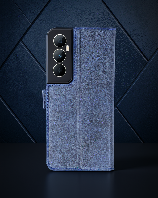 Realme C65 Kılıf Trend S Plus Kapaklı Kılıf - Lacivert