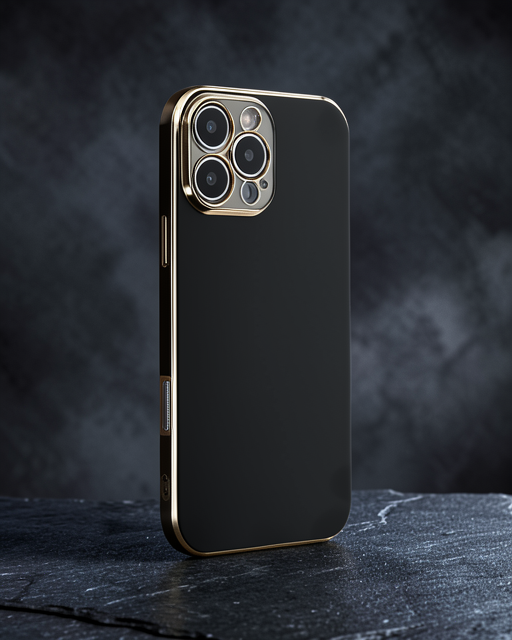 Apple İphone 16 Pro Max Kılıf Volet Silikon - Siyah