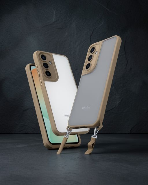 Samsung Galaxy A55 5g Kılıf Penta Silikon Kılıf - Çöl Titanyum
