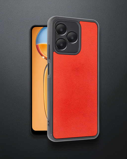 Realme Note 50 4g Kılıf Aras Deri Kapak - Kırmızı