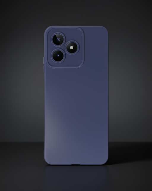 Realme C53 Kılıf Nano İçi Kadife Silikon - Lacivert