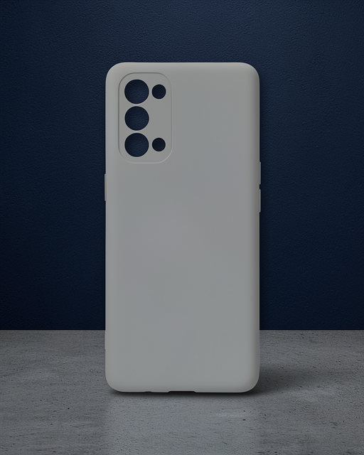 Oppo Reno 5 Pro Kılıf Nano İçi Kadife Silikon - Gri