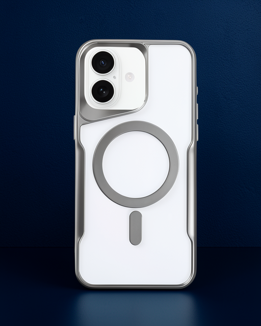 Apple İphone 16 Kılıf Boyi Magsafe Silikon Kapak - Titan Gri