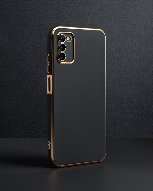 Samsung Galaxy A03s Kılıf Volet Silikon - Siyah