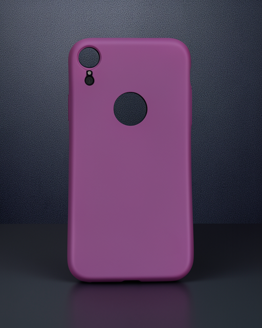 Apple İphone Xr Kılıf First Silikon - Mürdüm