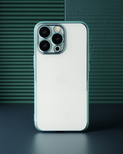 Apple İphone 13 Pro Kılıf Razer Lensli Silikon - Yeşil