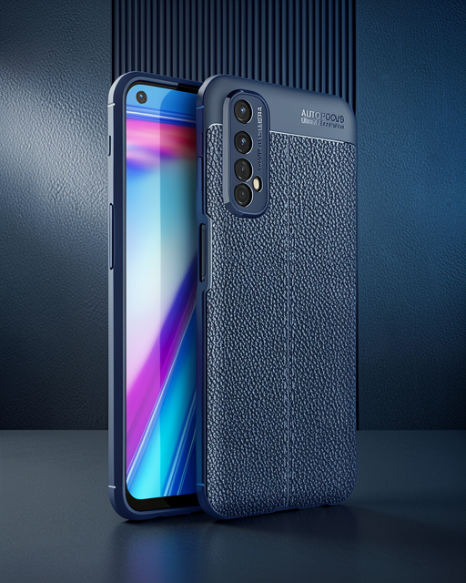 Realme 7 Kılıf Auto Focus Kapak - Lacivert