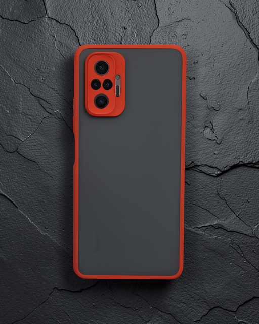Xiaomi Redmi Note 10 Pro Kılıf Montreal Silikon Kapak - Kırmızı