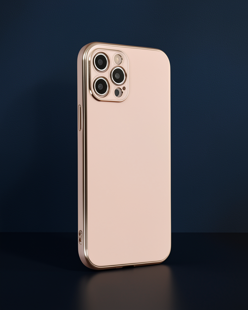 Apple İphone 12 Pro Max Kılıf Volet Silikon - Pembe