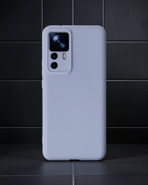 Xiaomi Mi 12t Pro Kılıf Nano İçi Kadife Silikon - Lila