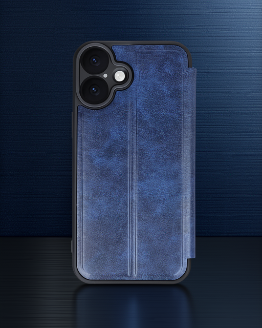 Apple İphone 16 Plus Kılıf Flip Cover - Lacivert