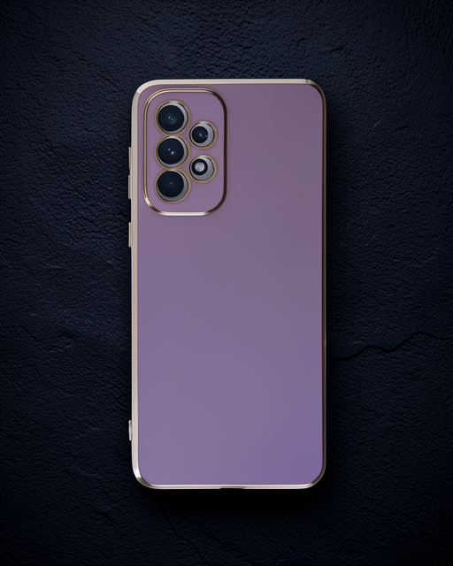 Samsung Galaxy A73 5g Kılıf Volet Silikon - Mor