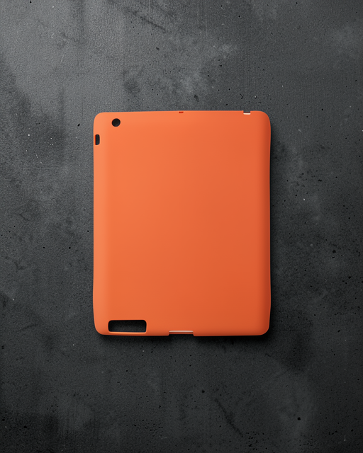 Apple İpad 4 9.7 Kılıf Evo Tablet Silikon - Turuncu