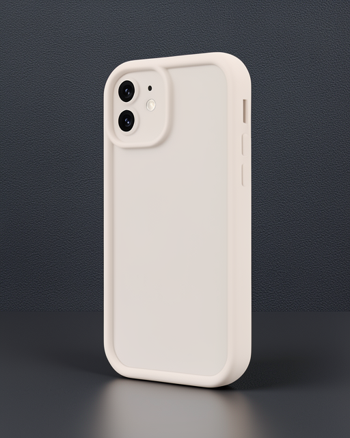 Apple İphone 11 Kılıf Viera Silikon - Krem