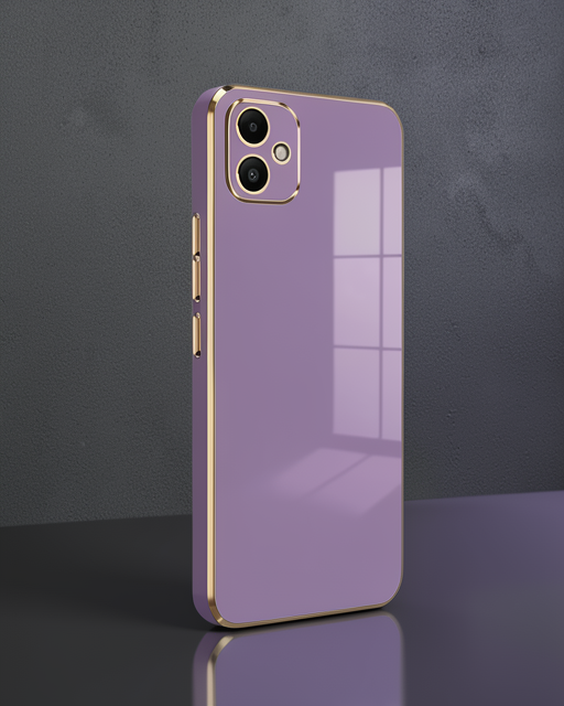 Samsung Galaxy A05 Kılıf Volet Silikon - Mor
