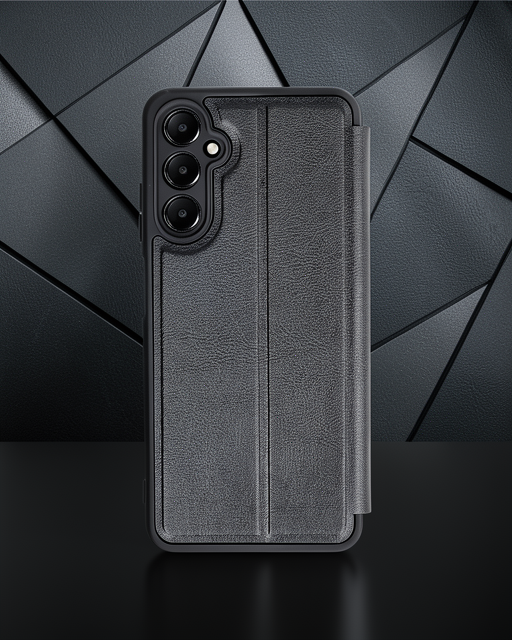 Samsung Galaxy A05s Kılıf Flip Cover - Siyah