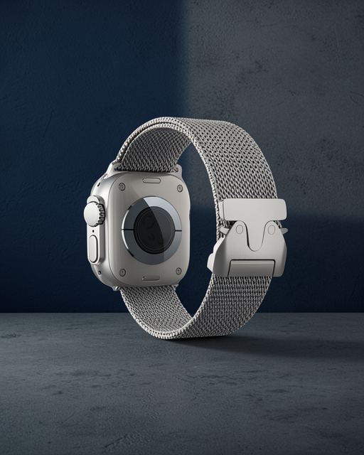 Apple Watch 42mm Milano Metal Kordon - Titan Gri