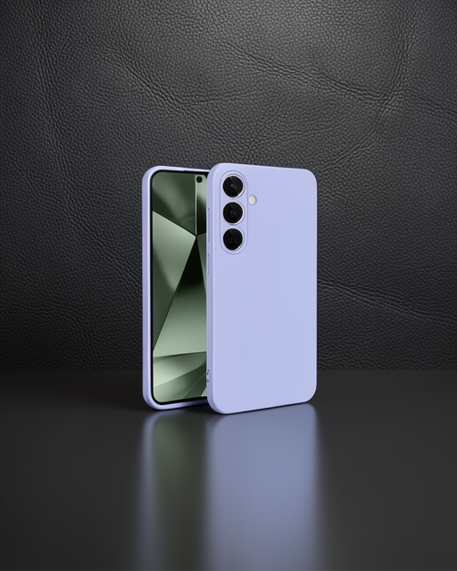 Samsung Galaxy S24 Fe Kılıf Nano İçi Kadife Silikon - Lila
