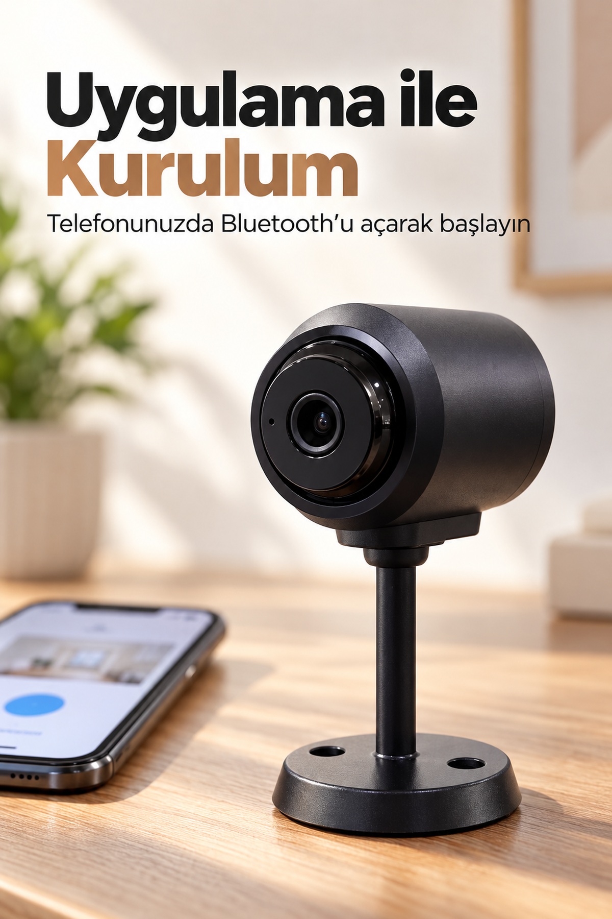 Telefon Bağlantılı WiFi Güvenlik Kamerası