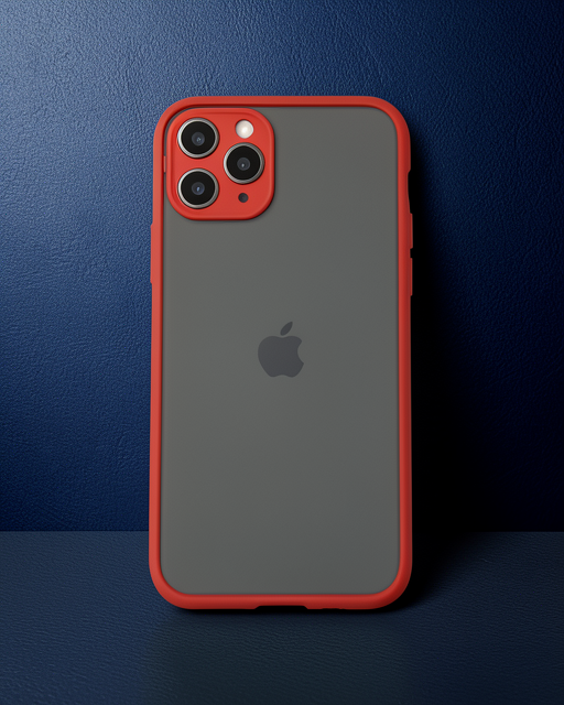 Apple İphone 11 Pro Kılıf Montreal Silikon Kapak - Kırmızı