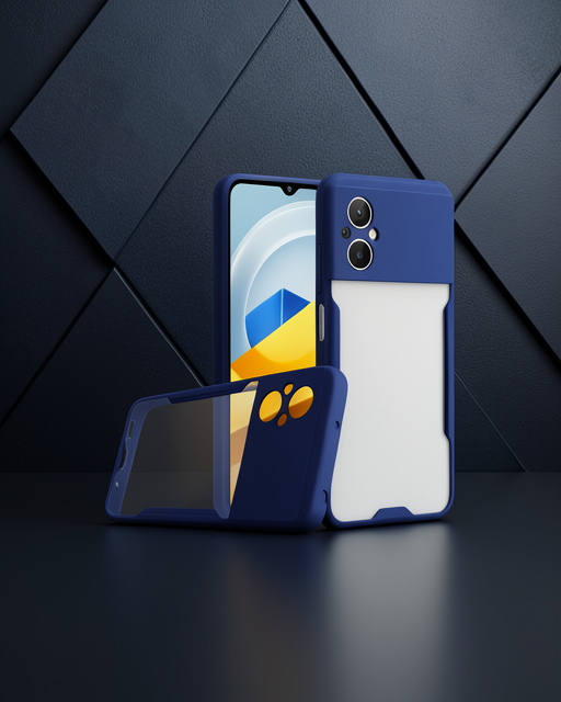 Xiaomi Poco M5 Kılıf Platin Silikon - Lacivert