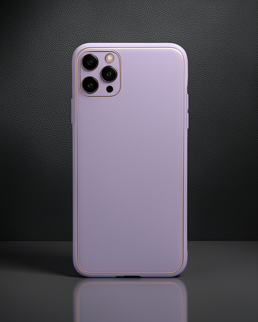 Apple İphone 11 Pro Max Kılıf Coco Deri Silikon Kapak - Lila