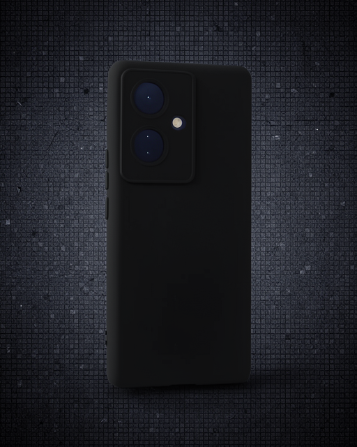 Vivo V29 Lite Kılıf Nano İçi Kadife Silikon - Siyah