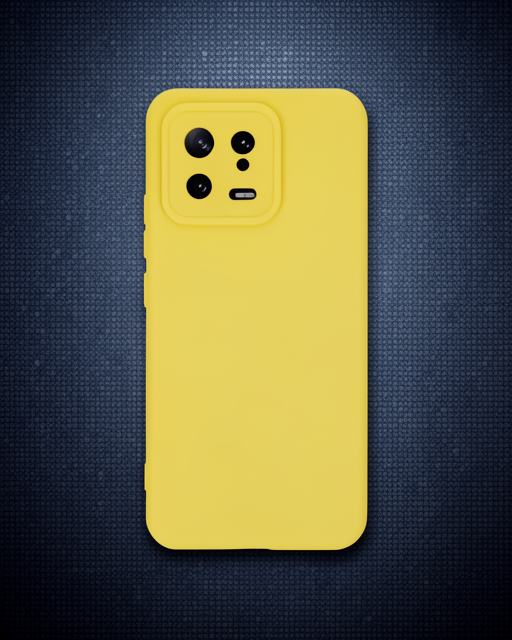 Xiaomi Mi 13 Kılıf Nano İçi Kadife Silikon - Sarı